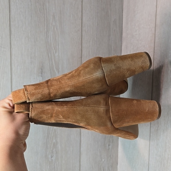 Steve Madden Women Subtle Chestnut Leather Pointed toe heels shoes boots sz 10M - Picture 7 of 15